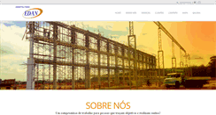 Desktop Screenshot of construtoraedan.com.br
